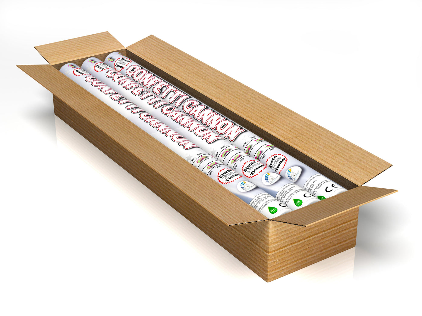80cm Confetti Cannon with White Tissue image 2