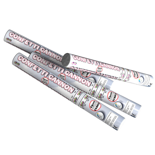 50cm Confetti Cannon with White Tissue