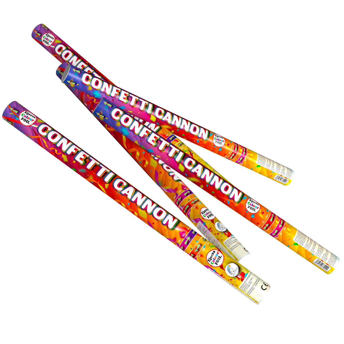 80cm Confetti Cannon with Coloured Foil