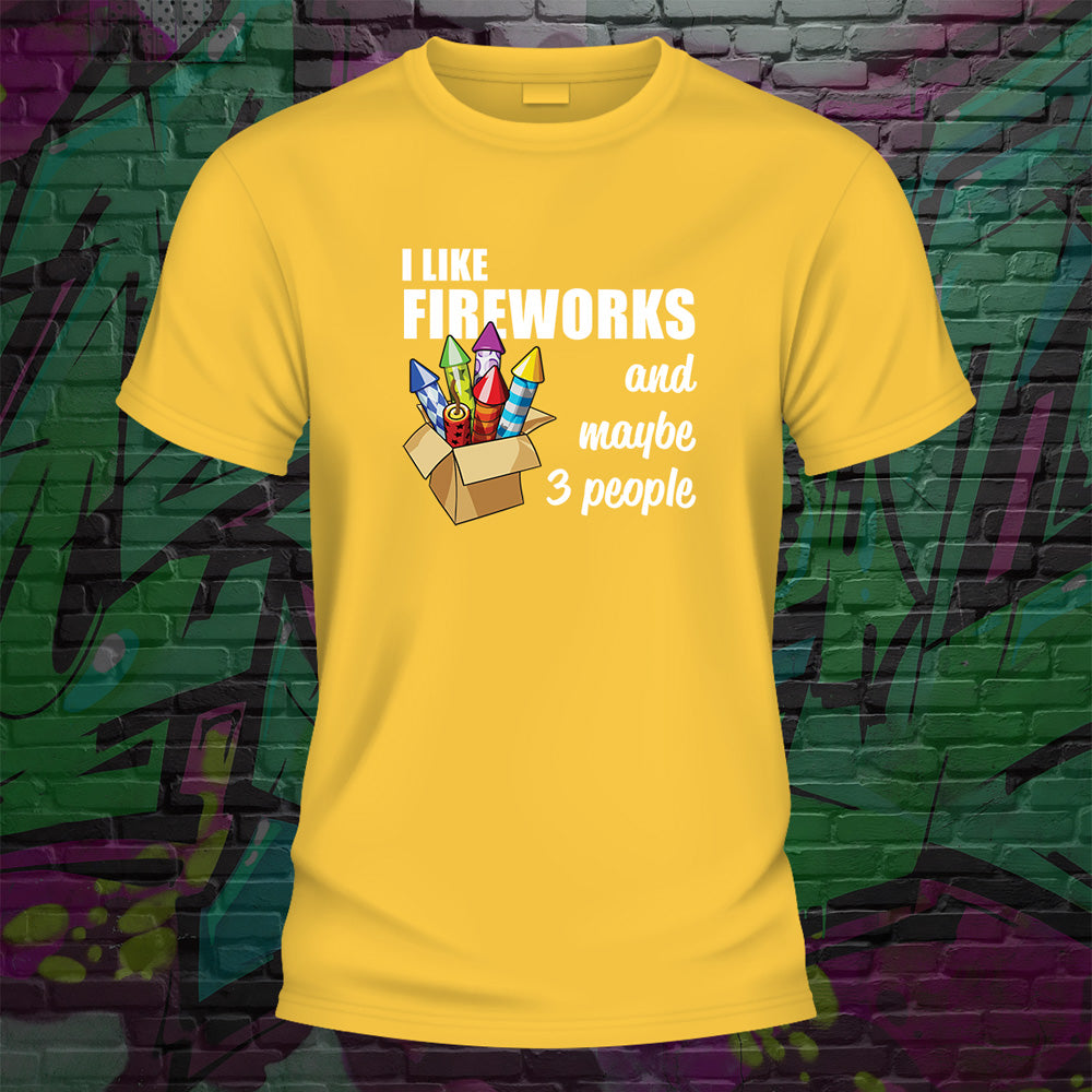 I Like Fireworks Tshirt image 4