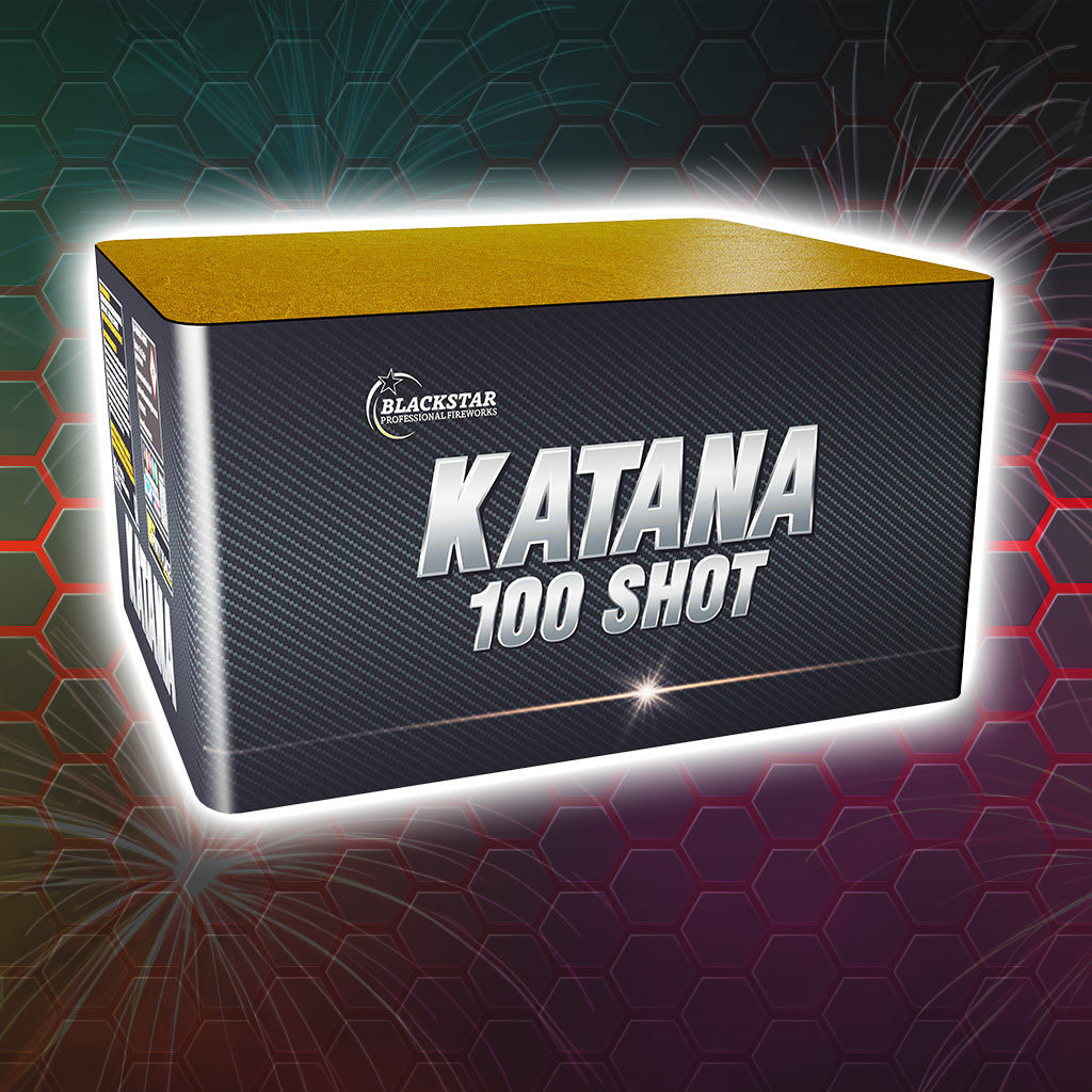 Nec Powder Katana - 100 Shot | Firework Superstore