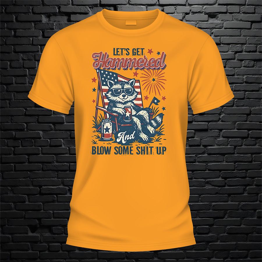 Lets Get Hammered 4th July Tshirt image 3
