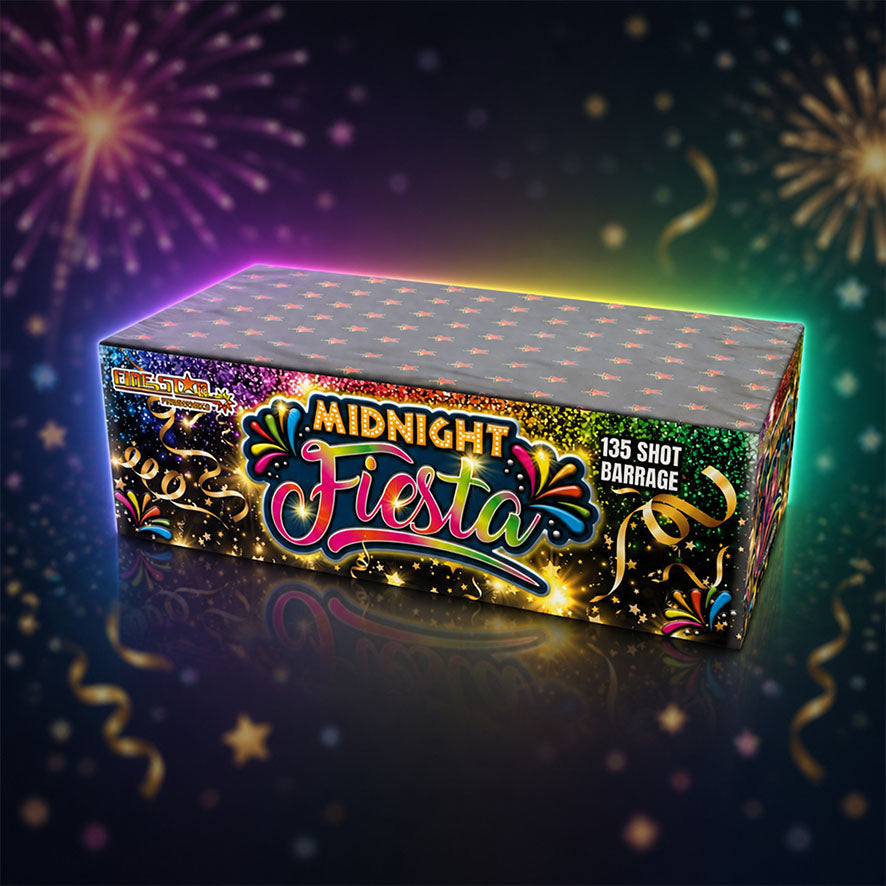 Midnight Fiesta 135 Shot Barrage