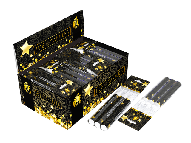 Ice Fountains Gold Star Spiked (BULK 20 x Pack of 3)