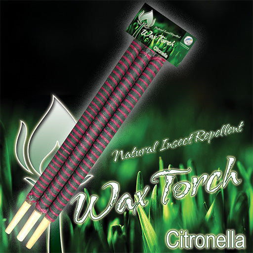 Pack of 3 Citronella Wax Torches