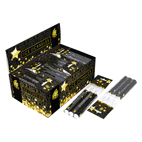 Ice Fountains Gold Star Spiked (BULK 120 x Pack of 3)