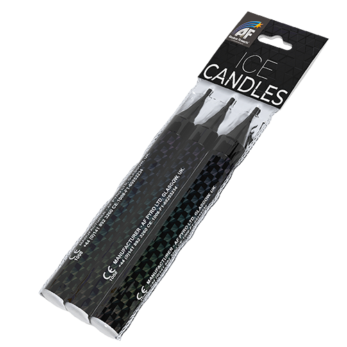 Ice Fountains Black Spiked (BULK 120 x Pack of 3)