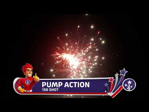 Pump Action 136 Shot Cake